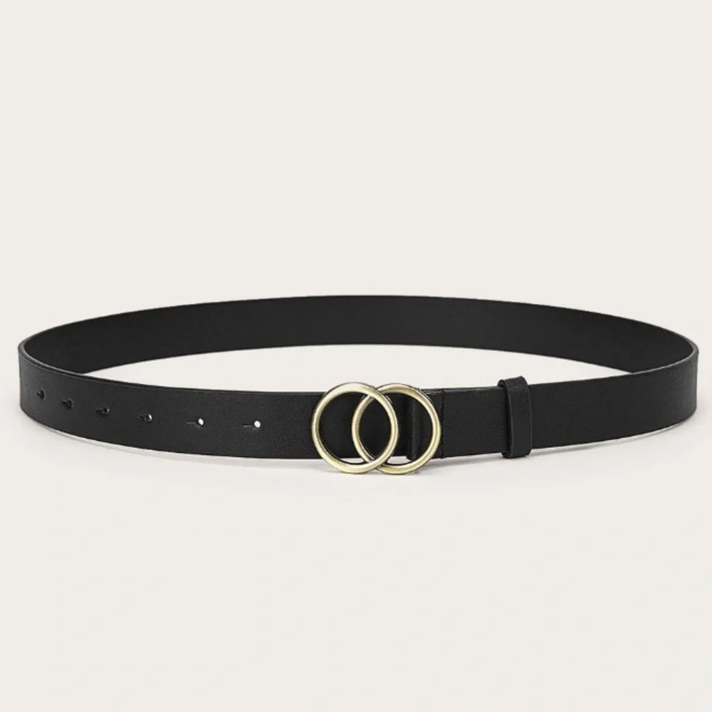 NEW| Women’s Minimalist Double O-Ring Buckle Belt